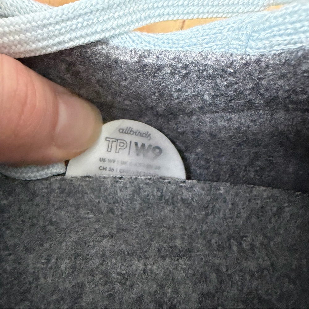 Allbirds Women's Tree Piper‎ Dreamy Blue/green Cream Hush Sole Women’s Size 9 - Picture 12 of 12